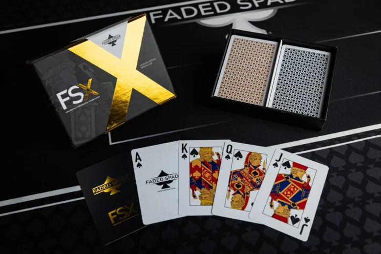 Poker Cards: Faded Spade